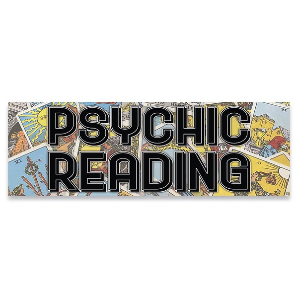 Psychic Readings Banner Concession Stand Food Truck Single Sided